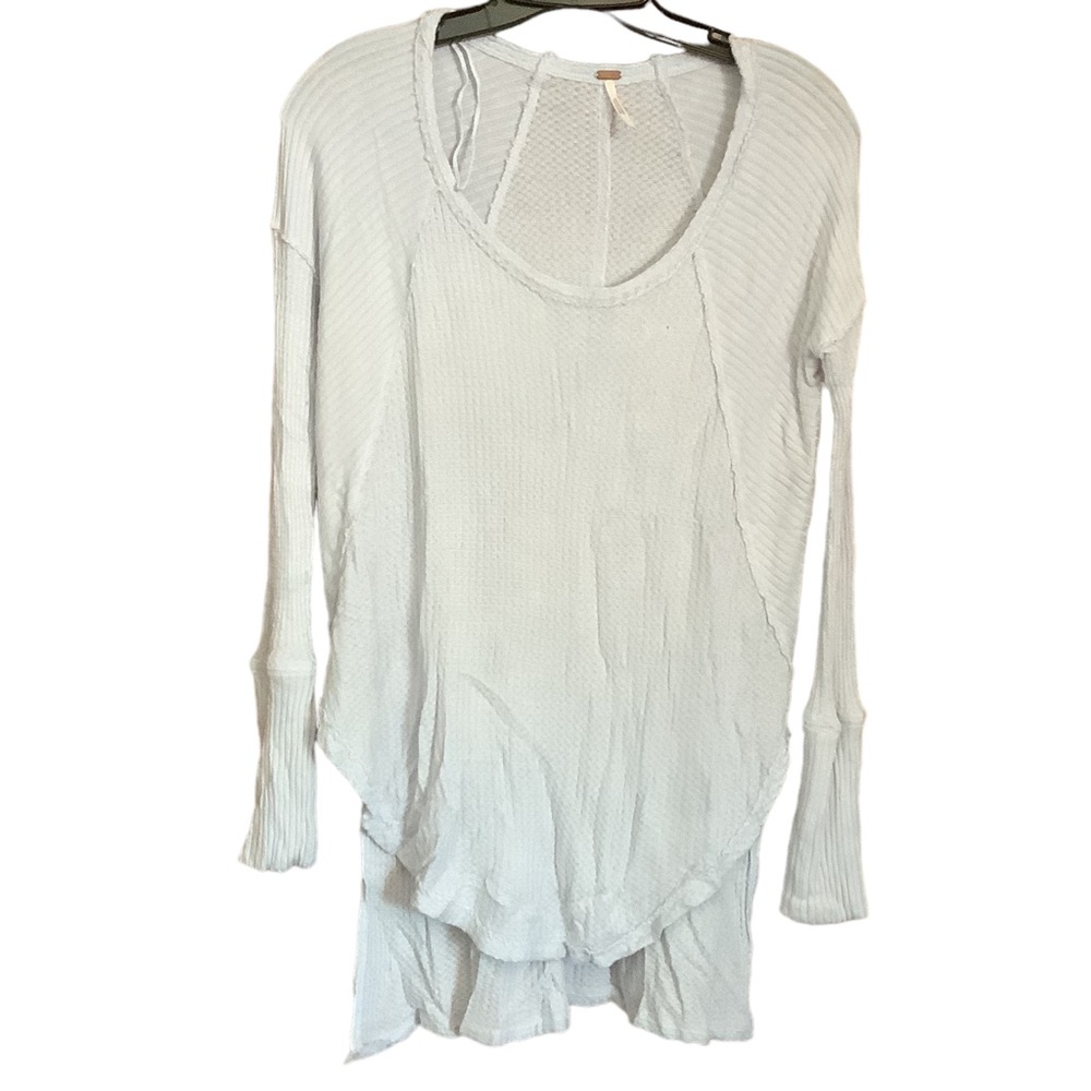 Free People Ventura Thermal Top in Ice Blue